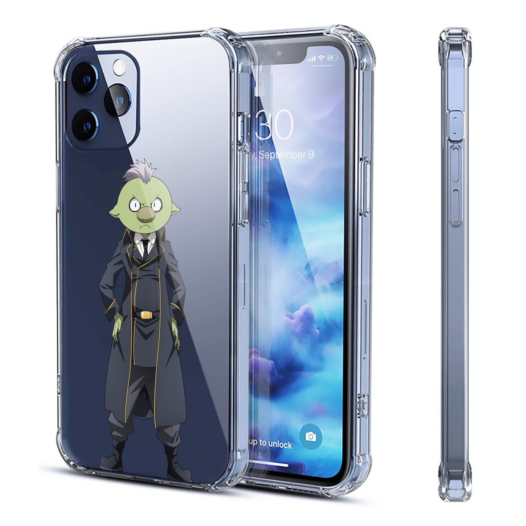 （画像用） 転スラ Regarding Reincarnated to Slime 【iPhone 12シリーズ対応】透明スマホケース（クリアソフトケース）